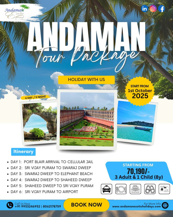 🌴 Escape to Paradise with Our Andaman Tour Package! 🌊