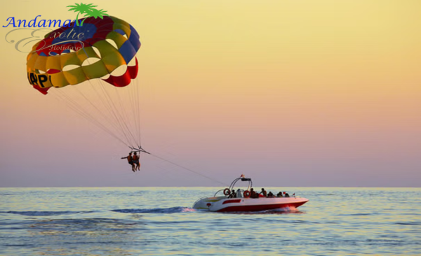 Parasailing at Havelock Island: A Sky-High Adventure at Elephant Beach